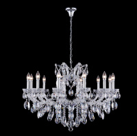 Люстра Crystal Lux HOLLYWOOD SP12 CHROME, 2010/312