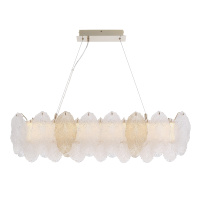 SL6135.233.01 Светильник подвесной ST-Luce золото/прозрачный, янтарный LED 1*24W 3000K LIGHTSOME