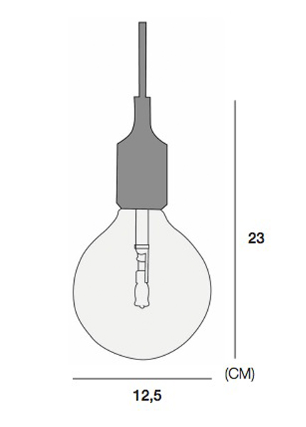 Подвесной светильник Muuto E27 Pink (ImperiumLoft, 268532-22) - Amppa.ru