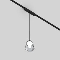 DK5377-BK Светильник для трека Air, серия Hang 2700-6500 со светодиодом, ?90*86mm, 48V DC, 4W, RA?95, 120°, 2700-6500K, IP20, черный, алюминий, стекло, акрил