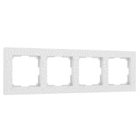 W0042401/ Электроустановочные изделия - Рамка на 4 поста (белый)