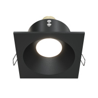 Встраиваемый светильник Downlight Zoom, 1xGU10, Черный (Maytoni Technical, DL033-2-01B)