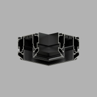 TR2026-BK Угловой элемент 90° трека SMART ONE, алюминий, черный