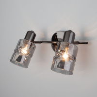 Настенный светильник со стеклянными плафонами 20120/2 чёрный жемчуг (Eurosvet, a050083)