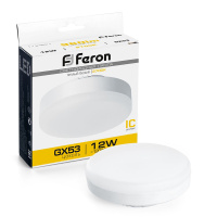 Лампа светодиодная Feron LB-453 GX53 12W 175-265V 2700K, 25833
