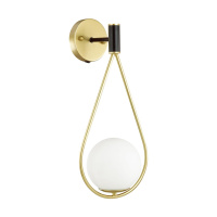 Бра С Выключателем Flari Pendant, 1xE14, Золотой; Черный (Odeon Light, 4810/1w)
