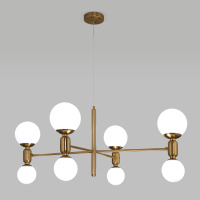 Умная подвесная люстра с плафонами 30182/8 латунь (Eurosvet, a063208)