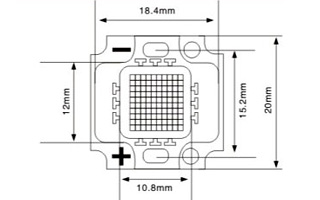 Мощный светодиод ARPL-8W-BCA-2020-DW (VF12V