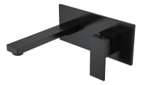 Смеситель для умывальника из стены Boheme Qubic 475-B Matt Black