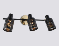 Настенно-потолочный спот в стиле лофт TR8669/3 BK/SB чёрный/бронза E14/3 max 60W 560*100*190 (Ambrella Light, TR8669)
