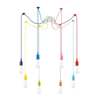 Светильник Подвесной "паук" Lotte Suspentioni, 8xe27, Цветной (Lumion, 3719/8)